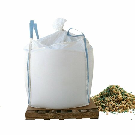BARE GROUND 1000Lb Skidded Supersack Of  Coated Granular Ice Melt W/ Infused Traction Granules CSSLGP-1000